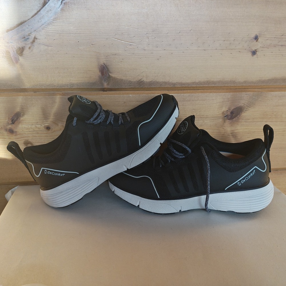 Mens Size 6.5 Dr. Comfort Shoes with orthotics for‎ Double Toe Amputee 7" Inside